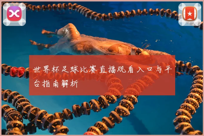 世界杯足球比赛直播观看入口与平台指南解析